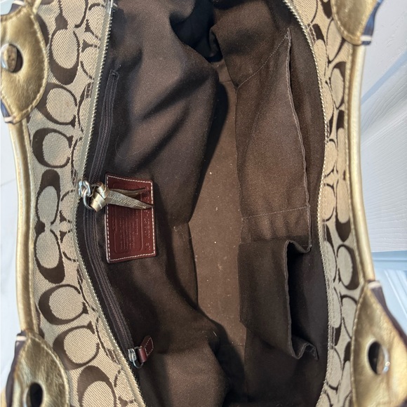 Coach bleecker canvas tote shoulder bag - Picture 7 of 8